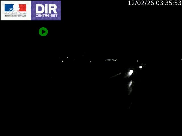 Caméra trafic à Meylan sur la Rocade-Sud de Grenoble en direction d'Aix-en-Provence