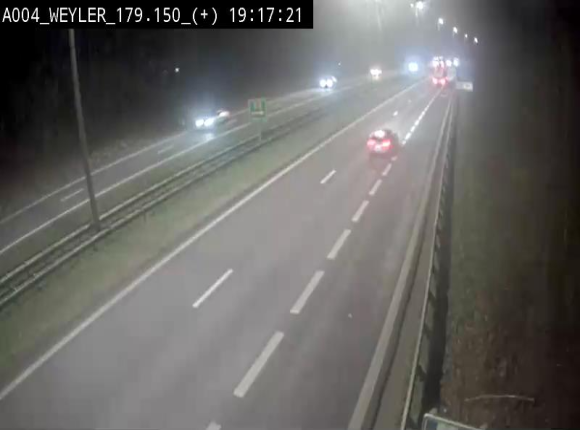Webcam juste après la sortie 31 Arlon qui permet de rejoindre l'E411 depuis la N82