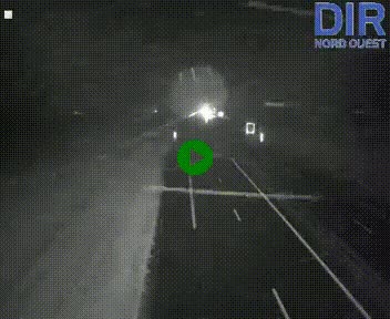 Webcam sur A84 à hauteur de l'échangeur de Poilley avec la N175, au sud d'Avranches