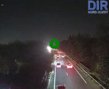 Webcam sur le périphérique de Caen (N814) à l'est de la ville, à Mondeville hauteur de la sortie 2, Presqu'île-Rives de l'Orne, au bout de l'autoroute A13