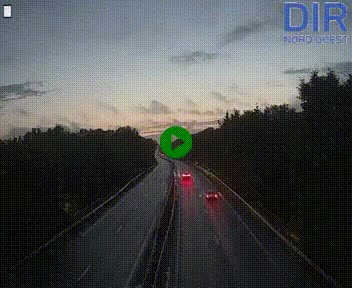 Webcam sur le périphérique de Caen (N814) à l'est de la ville, à Mondeville hauteur de la sortie 2, Presqu'île-Rives de l'Orne, au bout de l'autoroute A13
