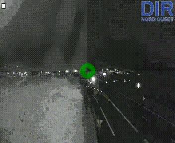 Webcam au début de l'A84 sur le périphérique Ouest de Caen (N814) à hauteur de la sortie 9, Porte de Bretagne
