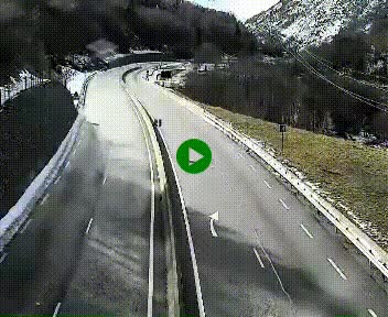 Webcam Porté-Puymorens sur N320, en direction de Pas de la Casa (Andorre)