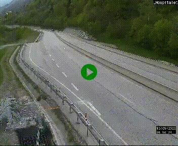 Webcam L'Hospitalet-près-l'Andorre sur N20, en direction d'Andorre