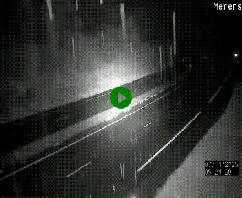 Webcam dans les Pyrénées à hauteur de Mérens-les-Vals sur N320, en direction de Pas de la Casa (Andorre)