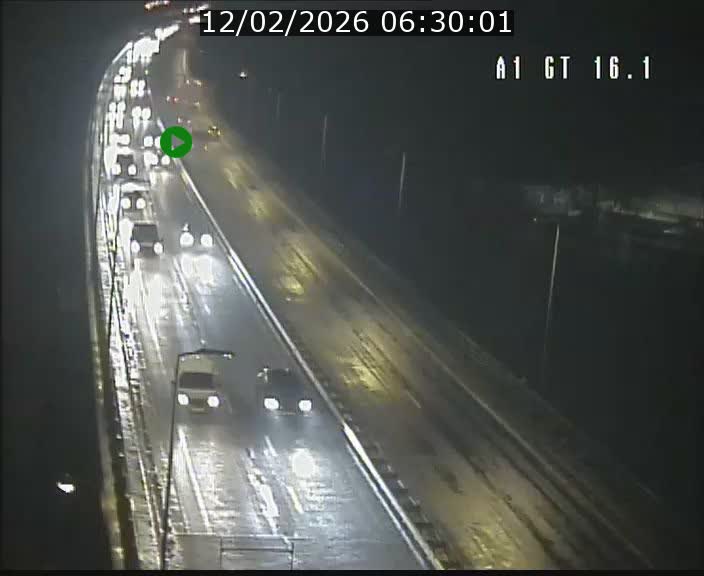Traffic live webcam Luxembourg Niederanven - A1 direction Allemagne - BK 16.1