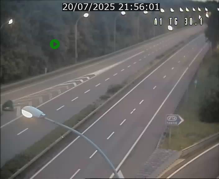Traffic live webcam Luxembourg Grevenmacher - A1 direction Luxembourg - BK 30.1