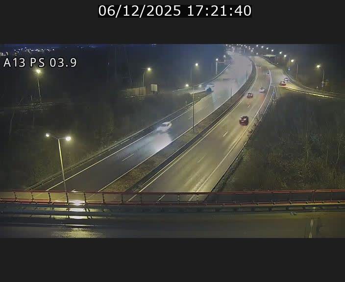 Traffic live webcam Luxembourg Differdange - A13 direction Esch-sur-Alzette - BK 3.9
