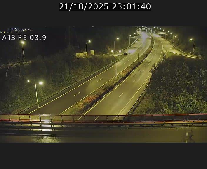 Traffic live webcam Luxembourg Differdange - A13 direction Esch-sur-Alzette - BK 3.9