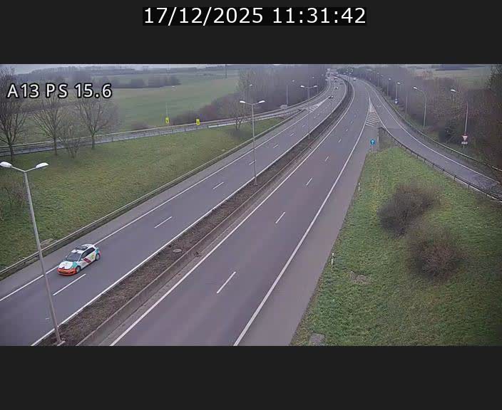 Traffic live webcam Luxembourg Kayl - A13 direction Dudelange - BK 15.6