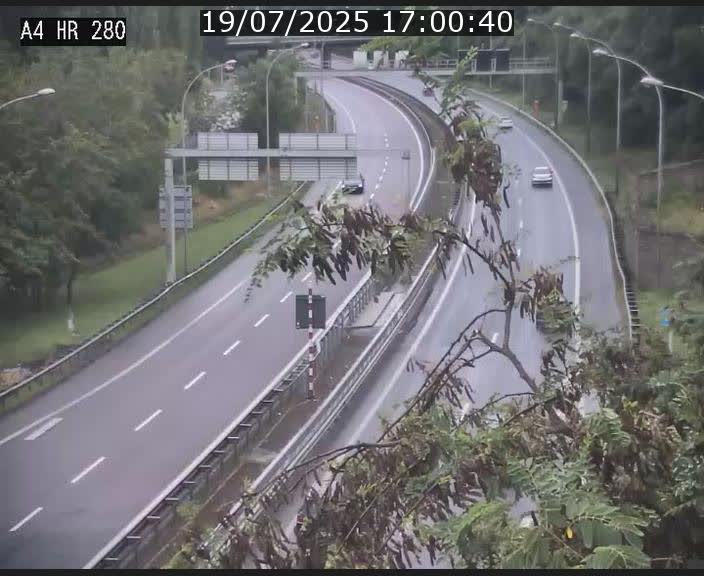 Webcam traffic A4 Luxembourg - BK 0.2 - P+R Bouillon (direction Luxembourg)