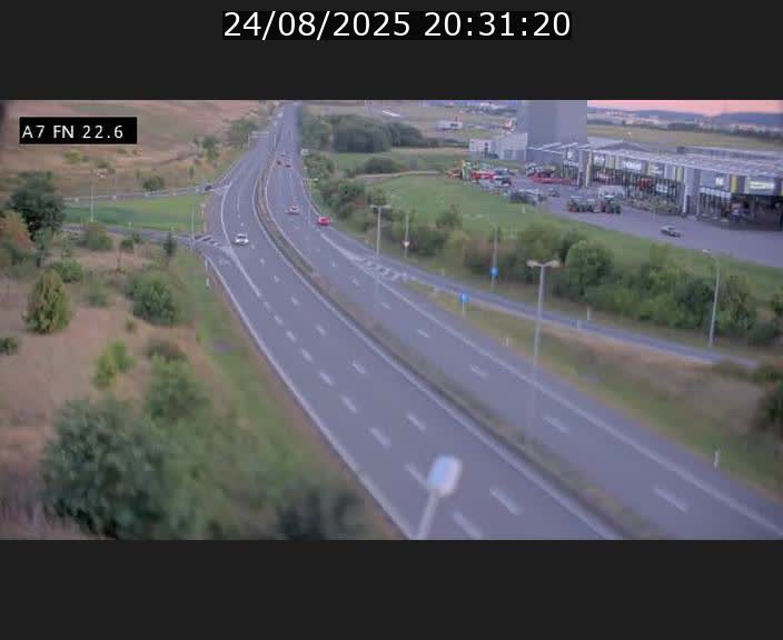 Caméra trafic Luxembourg - A7, Colmar-berg direction Mersch