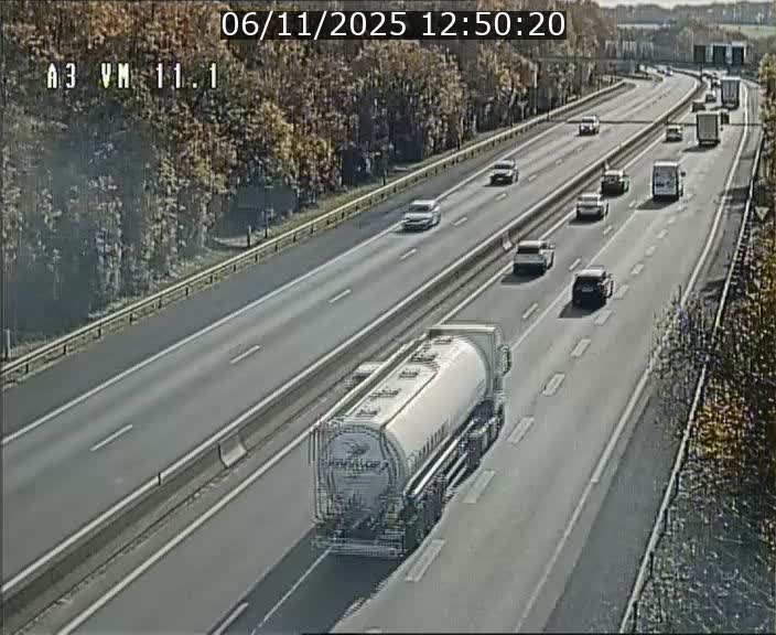 Webcam à la frontière franco-luxembourgeoise, avant la Croix de Bettembourg - BK 11.1 - direction Luxembourg-ville