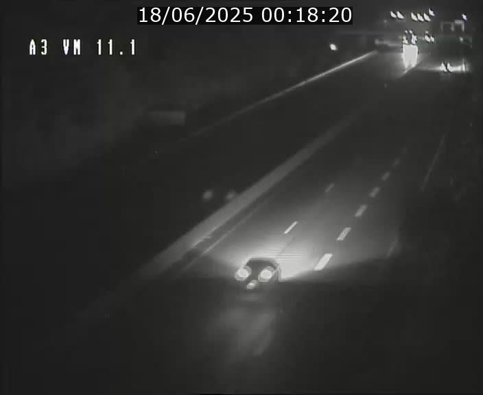 Webcam à la frontière franco-luxembourgeoise, avant la Croix de Bettembourg - BK 11.1 - direction Luxembourg-ville