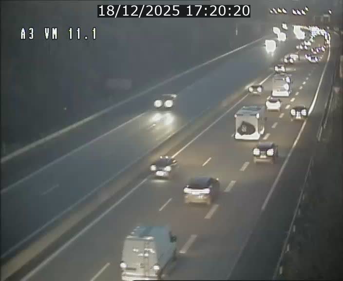 Webcam à la frontière franco-luxembourgeoise, avant la Croix de Bettembourg - BK 11.1 - direction Luxembourg-ville