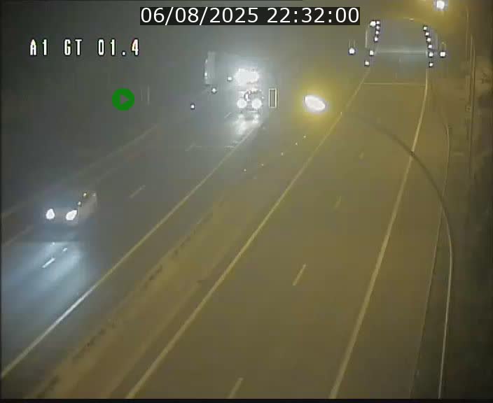 Traffic live webcam Luxembourg Hesperange - A1 direction Kirchberg - BK 1.4