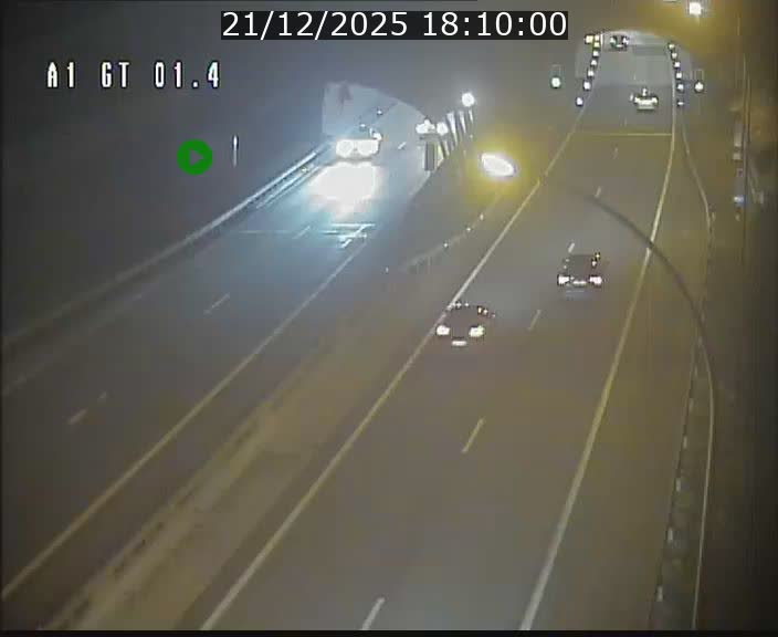 Traffic live webcam Luxembourg Hesperange - A1 direction Kirchberg - BK 1.4