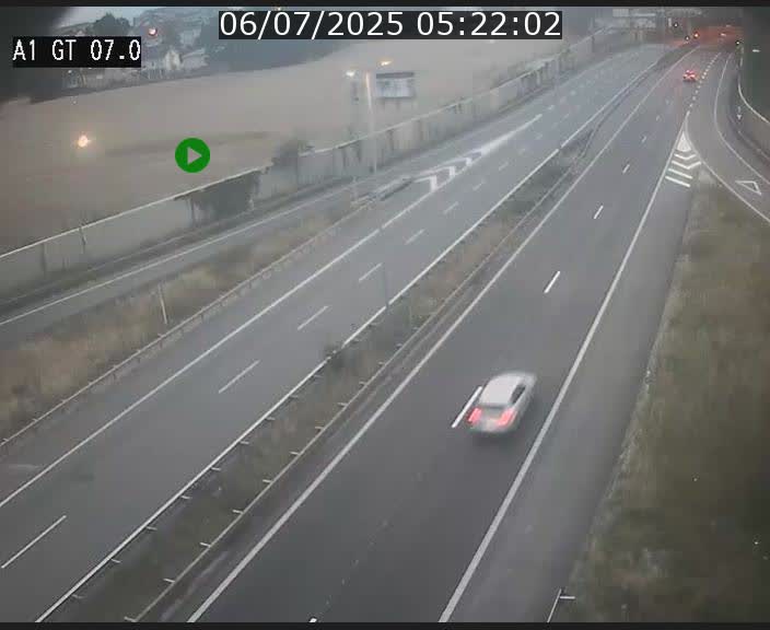 Traffic live webcam Luxembourg Cents - A1 direction Kirchberg - BK 7