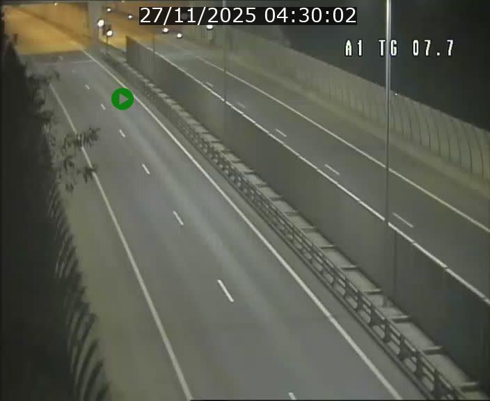 Traffic live webcam Luxembourg Kirchberg - A1 direction Luxembourg-ville - BK 7.7
