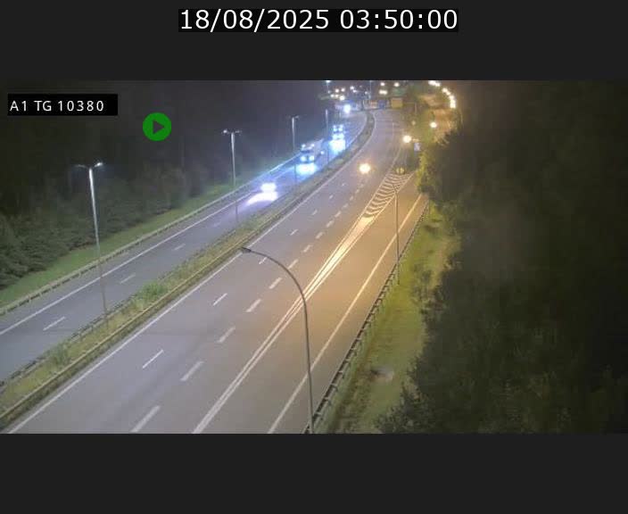 Traffic live webcam Luxembourg Senningerberg - A1 direction Luxembourg Kirchberg - BK 10.3