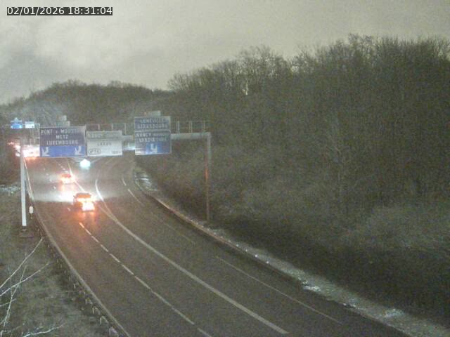 Caméra autoroute France - Biffurcation A31/A33, Laxou direction Nancy