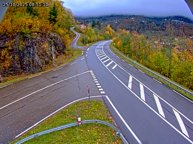 Caméra autoroute France - N66, col du Bussang direction Remiremont