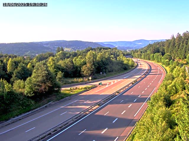 Caméra autoroute France - N57, Côte de la demoiselle direction Remiremont