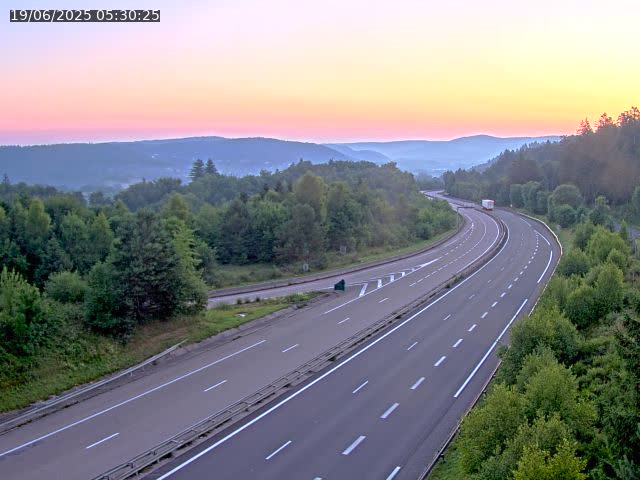 Caméra autoroute France - N57, Côte de la demoiselle direction Remiremont
