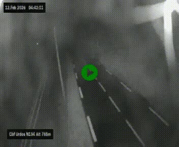 Webcam dans les Pyrénées Atlantique au niveau du col d'Urdos et du fort du Pourtalet sur la N134, en direction du Col et du tunnel du Somport, à 765 mètres d'altitude