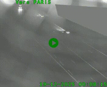 Caméra routière sur l'autoroute A20 à Saint-Pardoux-l'Ortigier, à la jonction avec l'A89. Vue orientée vers Paris