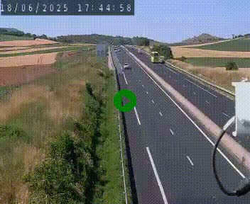 Caméra autoroute A75 à hauteur de Le Crest, en direction de Montpellier