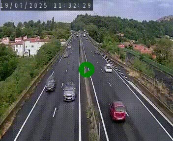 Caméra autoroute A75 à hauteur de Coudes, en direction de Clermont-Ferrand