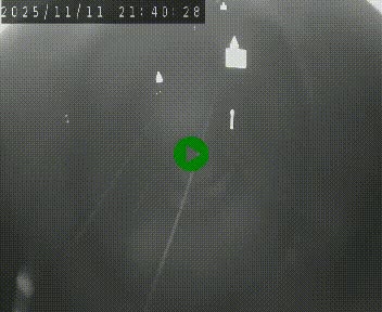 Caméra autoroute A75 à hauteur du col de la Fageole en direction de Clermont-Ferrand