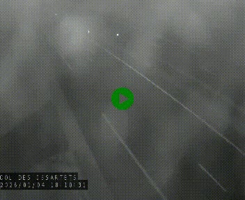 Caméra autoroute A75 à hauteur du col des Issartets en direction de Montpellier