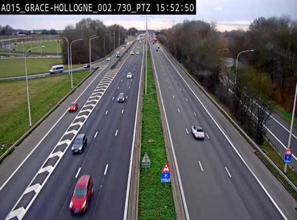 Caméra trafic Belgique - Grâce-Hollogne - E42, jonction avec A604, direction Loncin/Aéroport de Liège -  BK 3.2