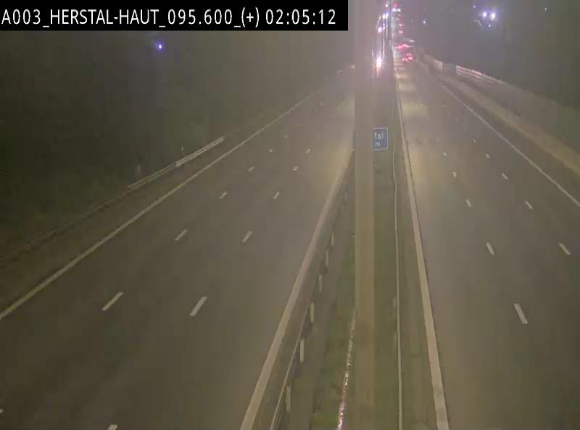 Webcam autoroute Belgique - Herstal - E40 direction Aix-la-Chapelle - BK 97