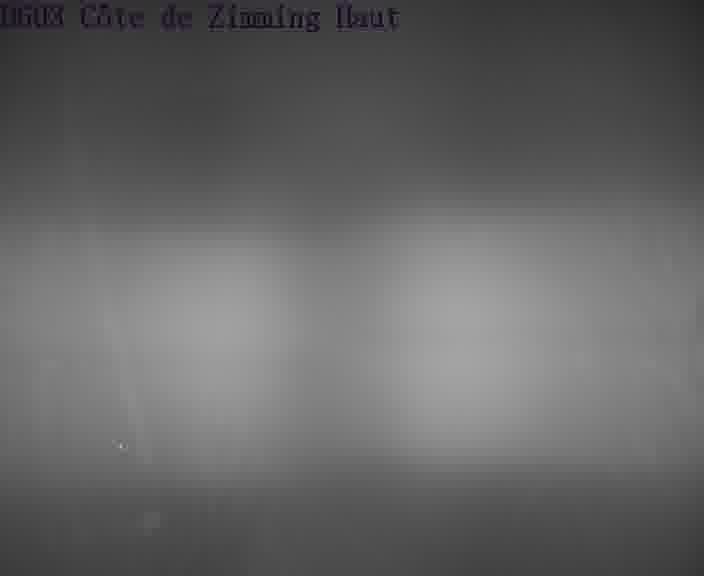 Webcam sur la D603 située en haut de la Côte de Zimming. Vue orientée vers Saint-Avold.