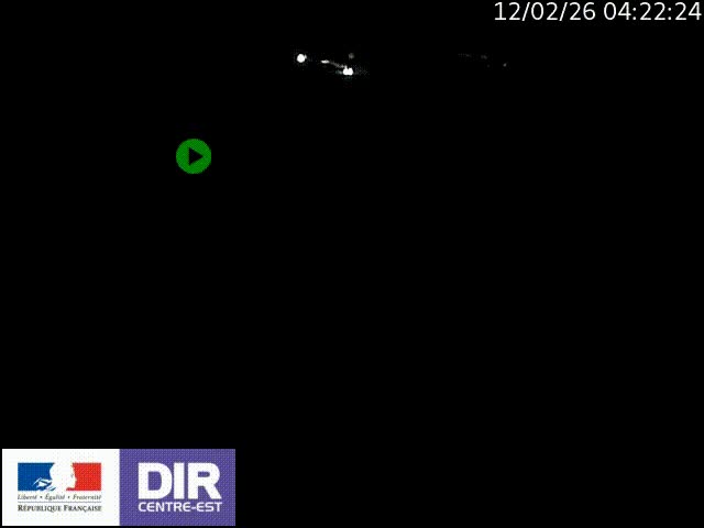Webcam sur le contournement de Valence, sur la Nationale 7, à la jonction avec la N532, caméra orientée vers Grenoble