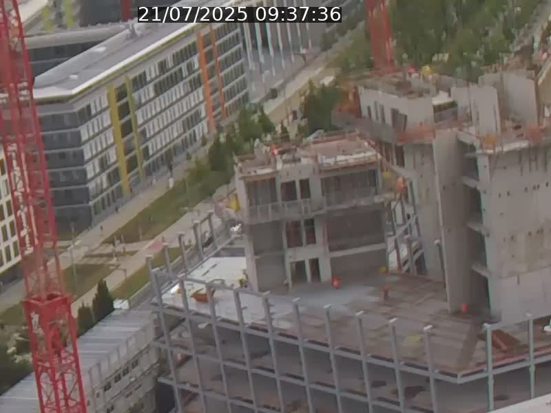Webcam sur l'avenue John Fitzgerald Kennedy (N51) avec vue orientée vers le Findel
