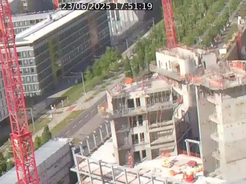 Webcam sur l'avenue John Fitzgerald Kennedy (N51) avec vue orientée vers le Findel