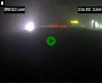 Webcam en périphérie de Chartres sur la N123, à hauteur de Luisant. Vue orientée vers Chartres
