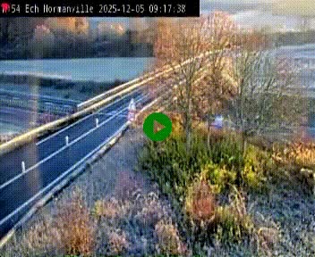 Webcam à hauteur du Leclerc Normanville sur la N154. Vue orientée vers Rouen