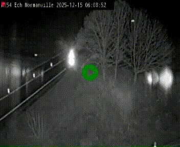 Webcam à hauteur du Leclerc Normanville sur la N154. Vue orientée vers Rouen