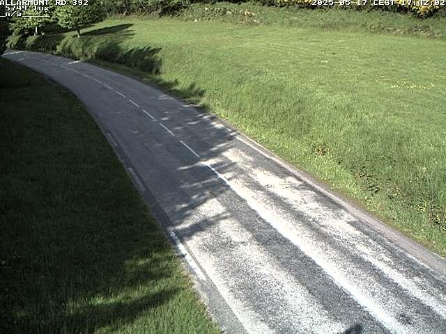Webcam à Allarmont dans les Vosges, sur la RD392