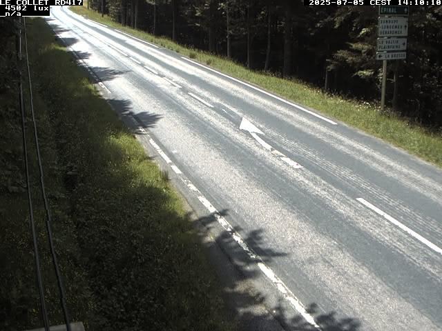 Caméra du Collet sur la route de Colmar (D417)