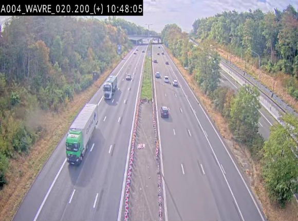 Webcam @ Wavre-sud KP 19.6, A4/E411