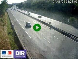 Webcam routière à Saint-Etienne-Terrenoire sur la RN88 avant la jonction entre l'A72 et le Boulevard Périphérique de Saint-Etienne