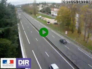 Webcam routière à Le Chambon-Feugerolles sur la RN88 entre Firminy et Saint-Etienne