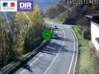 Caméra trafic sur la N90 à Bourg-Saint-Maurice, en provenance d'Aoste et en direction d'Albertville