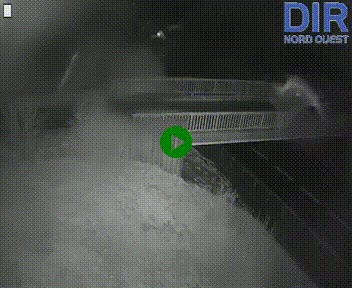 Webcam sur A84 à hauteur de Pont-Farcy, au niveau du pont autoroutier sur la Vire, au sud de Saint-Lô